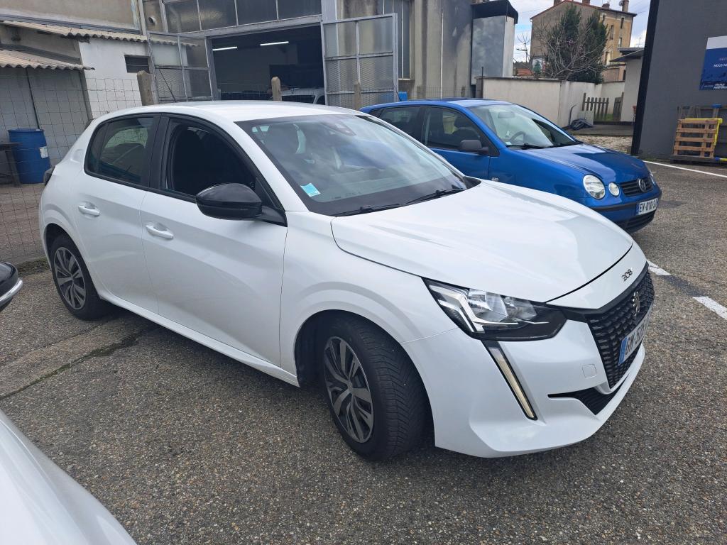 PEUGEOT 208 ACTIVE 1.2 ESSENCE 75CV BLANC EXPORT ALGERIE - 3ANS / 22870 km