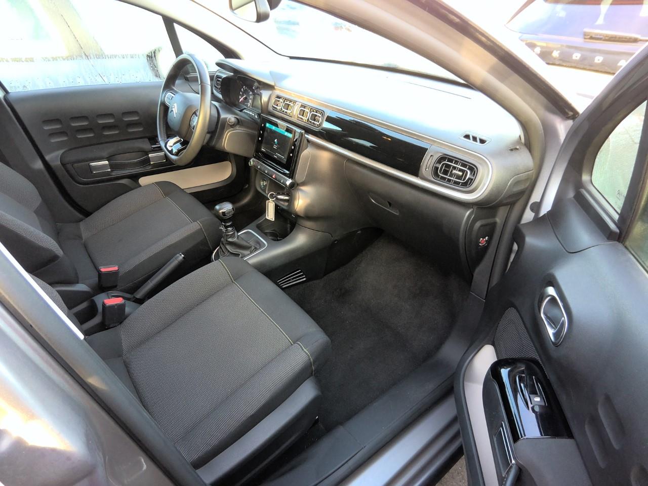 CITROEN C3  MAX 110CV  S&S BVM 6  EXPORT ALGERIE -3ANS 44 585km Année 2024  COULEUR GRIS ARGENT